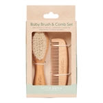 Set spazzola e pettine in legno - Little Dutch - Stili di Vita - Baby Concept Store