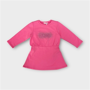 Abito in felpa con logo e strass - Liu Jo - Stili di Vita Baby Concept Store
