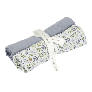 2 Mussole Swaddle 70x70 - Amici della Foresta - Little Dutch - Stili di Vita Baby Concept Store