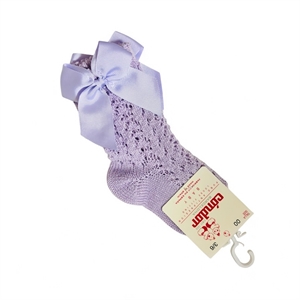 Calzino lungo traforato con fiocco - Condor - Stili di Vita Baby Concept Store