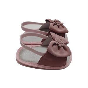 Sandalo da culla con fiocco neonata - Panyno - Stili di Vita Baby Concept Store
