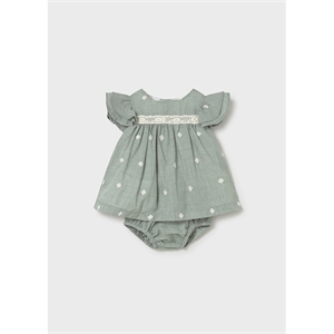 Abito ricamato con copripannolino neonata - Mayoral - Stili di Vita Baby Concept Store