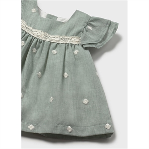 Abito ricamato con copripannolino neonata - Mayoral - Stili di Vita Baby Concept Store