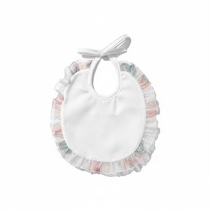 Bavetta in cotone con fiocco - Teto e Tatta - Stili di Vita Baby Concept Store