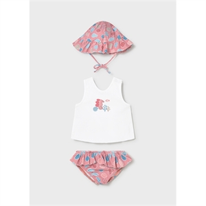 Completo mare 3 pezzi protezione solare neonata - Mayoral - Stili di vita Baby Concept Store