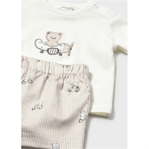 Completo pantaloncino e t-shirt orsetto neonato - Mayoral - Stili di vita Baby Concept Store