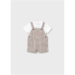 Completo salopette e maglietta neonato - Mayoral - Stili di Vita Baby Concept Store