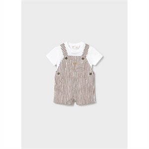 Completo salopette e maglietta neonato - Mayoral - Stili di Vita Baby Concept Store