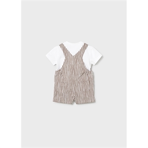 Completo salopette e maglietta neonato - Mayoral - Stili di Vita Baby Concept Store