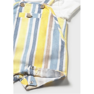 Completo salopette e t-shirt neonato - Mayoral - Stili di vita Baby Concept Store
