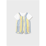 Completo salopette e t-shirt neonato - Mayoral - Stili di vita Baby Concept Store