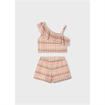 Completo shorts e top asimmetrico bambina - Mayoral - Stili di Vita Baby Concept Store