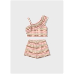 Completo shorts e top asimmetrico bambina - Mayoral - Stili di Vita Baby Concept Store