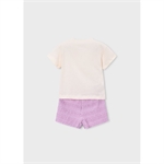 Completo shorts volant e t-shirt bambina - Mayoral - Stili di Vita Baby Concept Store