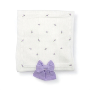 Coperta Fiori e Fiocco - Baby Lord - Stili di Vita Baby Concept Store