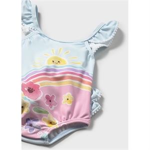 Costume con cappello protezione solare neonata - Mayoral - Stili di Vita Baby Concept Store