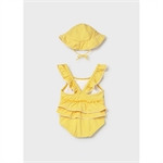 Costume con cappello protezione solare neonata - Mayoral - Stili di Vita Baby Concept Store