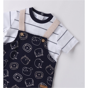 Pagliaccetto Salopette Animali - Minibanda - Stili di Vita Baby Concept Store