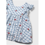 Vestito fragole vichy neonata - Mayoral - Stili di Vita Baby Concept Store
