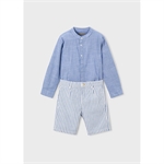 Completo bermuda e camicia in lino bambino - Mayoral - Stili di Vita Baby Concept Store