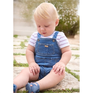 Completo salopette e maglietta neonato - Mayoral - Stili di Vita Baby Concept Store