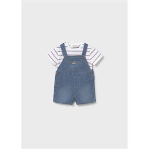 Completo salopette e maglietta neonato - Mayoral - Stili di Vita Baby Concept Store