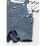 Completo salopette e maglietta neonato - Mayoral - Stili di Vita Baby Concept Store