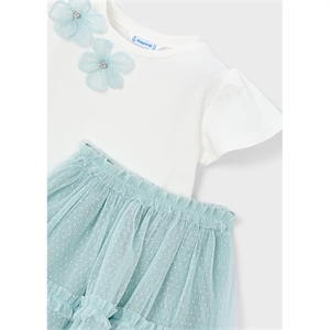 Completo t-shirt e gonna in tulle - Mayoral - Stili di Vita Baby Concept Store