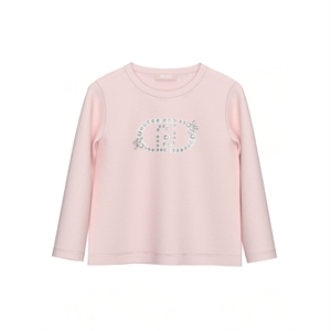 T-shirt con logo gioiello bambina - Liu Jo - Stili di Vita Baby Concept Store