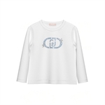 T-shirt con logo gioiello bambina - Liu Jo - Stili di Vita Baby Concept Store