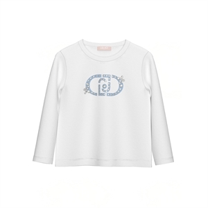 T-shirt con logo gioiello bambina - Liu Jo - Stili di Vita Baby Concept Store