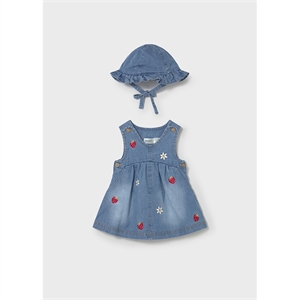 Vestito con cappello volant neonata - Mayoral - Stili di Vita Baby Concept Store