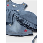 Vestito con cappello volant neonata - Mayoral - Stili di Vita Baby Concept Store