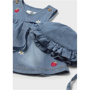 Vestito con cappello volant neonata - Mayoral - Stili di Vita Baby Concept Store