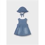 Vestito con cappello volant neonata - Mayoral - Stili di Vita Baby Concept Store