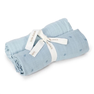 2 Mussole Swaddle 70x70 - Essentials - Little Dutch - Stili di Vita Baby Concept Store